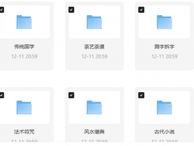 某宝花199元买的100G传统国学资料